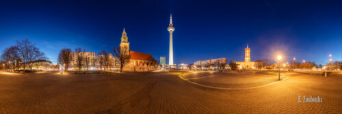 Berlin Alexanderplatz Panorama Vol II - 360 Grad Fotografie am Alexanderplatz Berlin bei Nacht