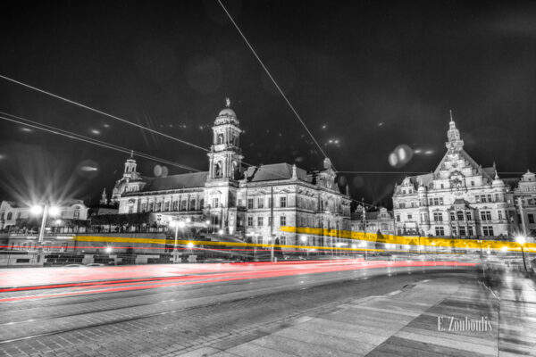 Dresden Schlossplatz At the Speed of Light